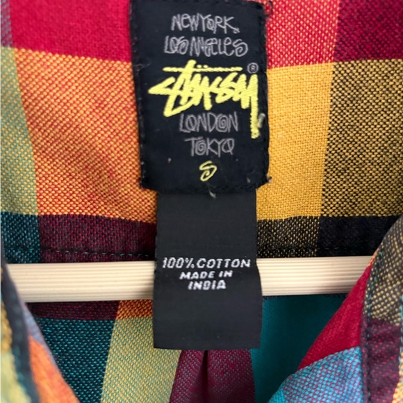 Stussy Women’s Colorful Checkered Shirt - Picture 2 of 5